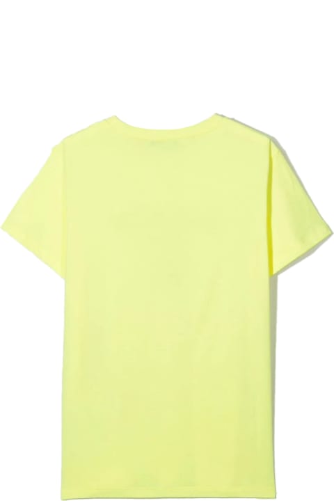 Balmain Yellow Cotton T-shirt - White