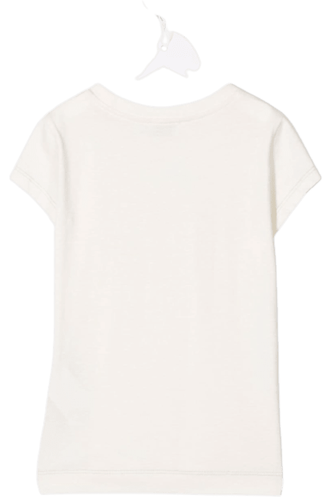 Chiara Ferragni Choose Recycling Cotton T-shirt With Logo Print - Bianco