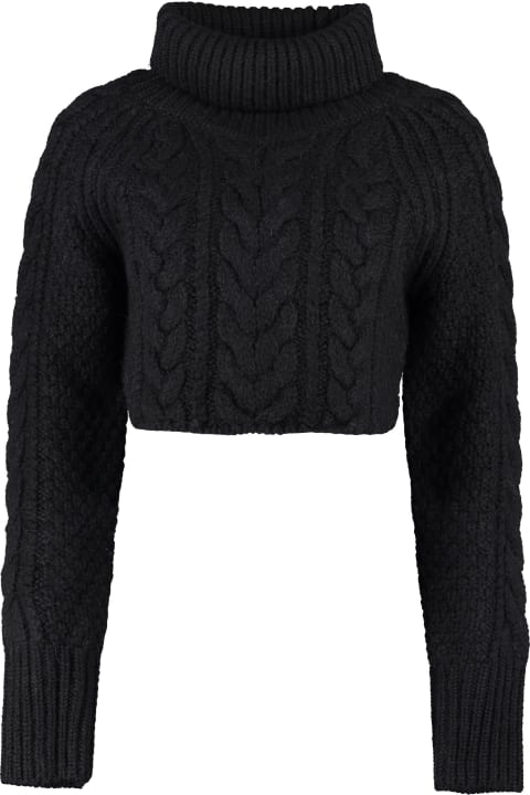 Giselle Cropped Turtleneck Sweater