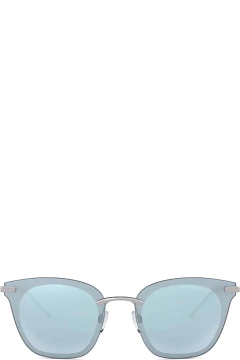 Emporio Armani Ea2075 Silver Sunglasses - Blu
