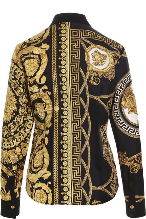 Versace 'coupe De Deaux' Shirt - Gold