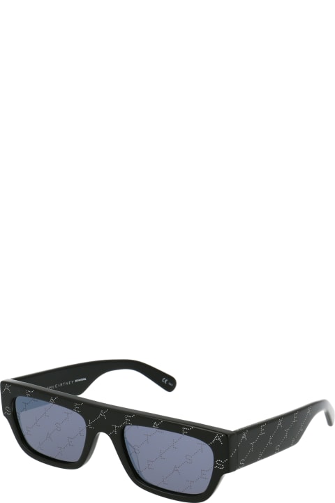 Stella McCartney Eyewear Sc0210s Sunglasses - 001 BLACK BLACK SMOKE