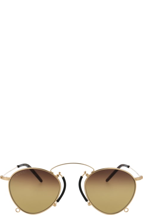 Gucci Eyewear Gg1034s Sunglasses - Black Black Grey