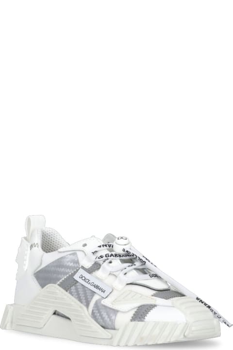 Dolce & Gabbana Sneaker Ns1 - Logo nero fdo bianco