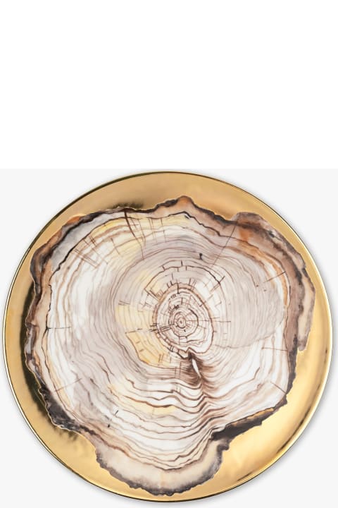 Larusmiani Charger Plate "olivum" - Mother of Pearl