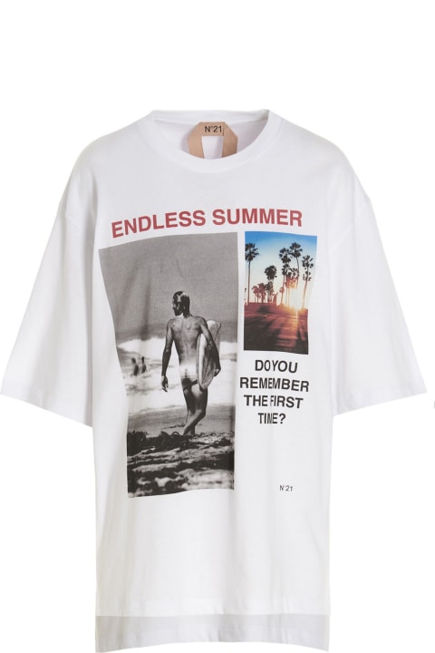N.21 'endless Summer' T-shirt - Black