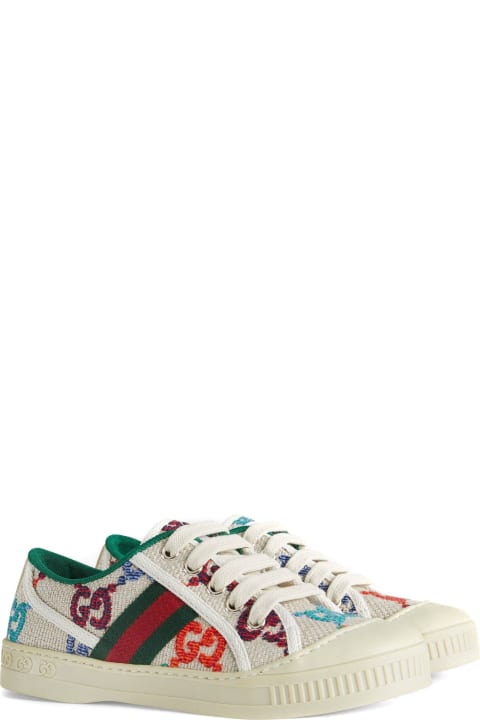 Gucci Children's Gucci Tennis 1977 Sneaker - White Multicolor