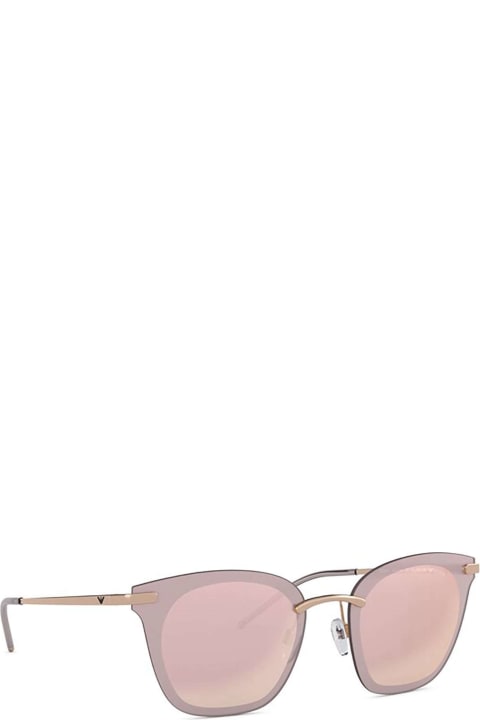 Emporio Armani Ea2075 Rose Gold Sunglasses - Marrone