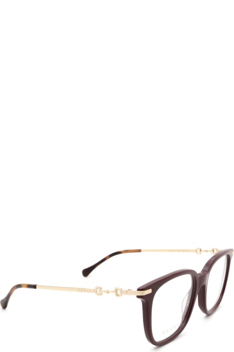 Gucci Eyewear Gg0968o Brown Glasses