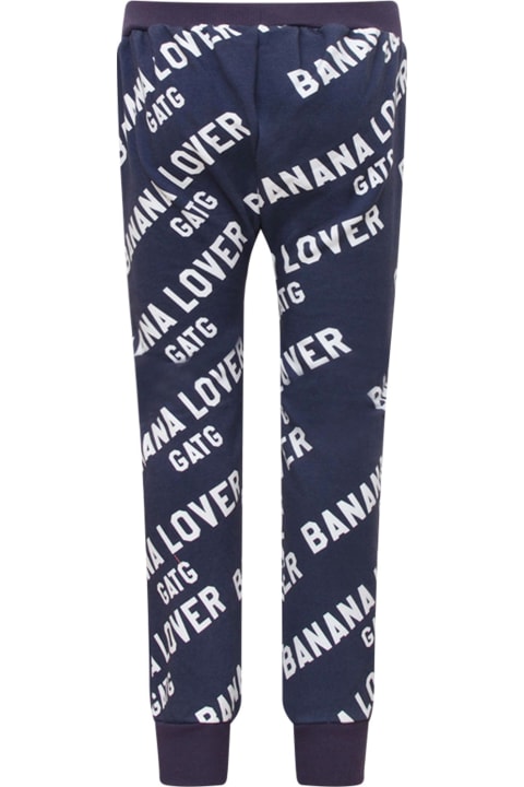 Blue "banana Lover" Pants