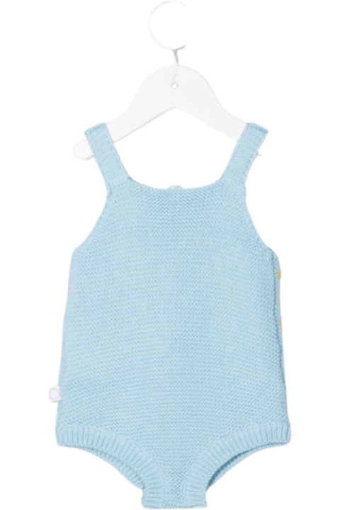 Light Blue Cotton And Wool Body With Dinosaurs