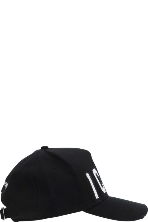 Dsquared2 Baseball Cap - BLACK (Black)