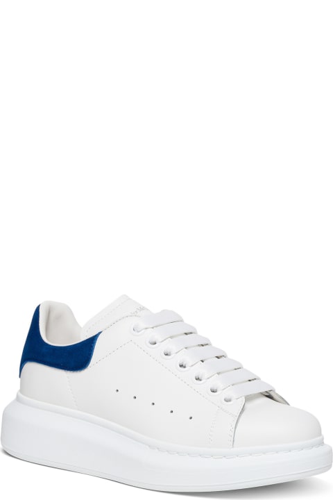 Oversize White Leather Sneakers