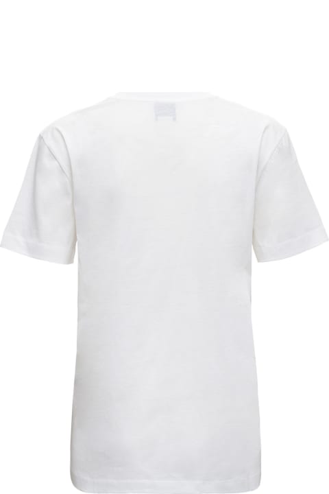Organic Cotton T-shirt With Logo Print