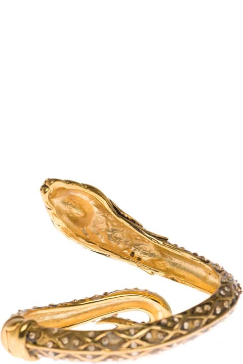 Snake Bracelet In Golden Metal