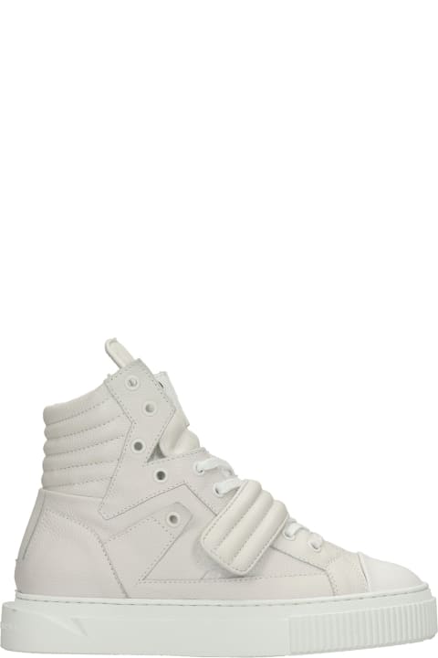 Hypnos Sneakers In White Leather