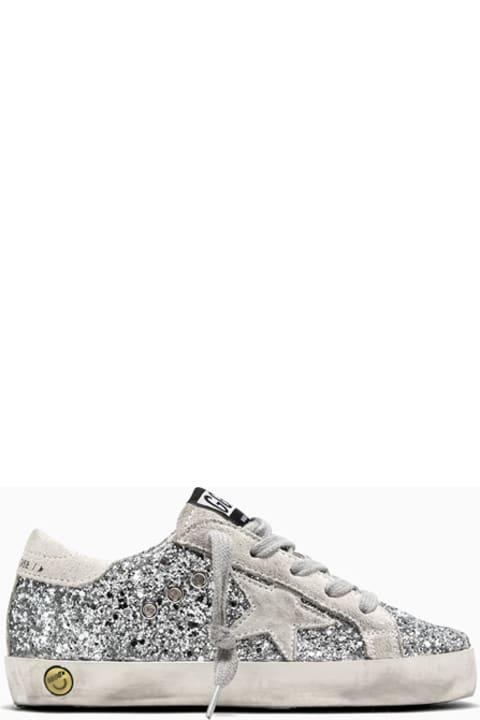 Golden Goose Super-star Glitter Sneakers Gyf00101 F000416 - Bianco-camouflage