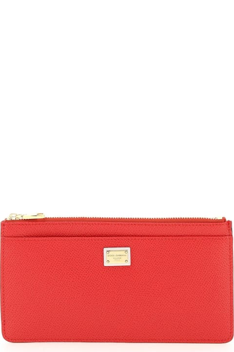 Card Holder Pouch In Dauphine Calfskin