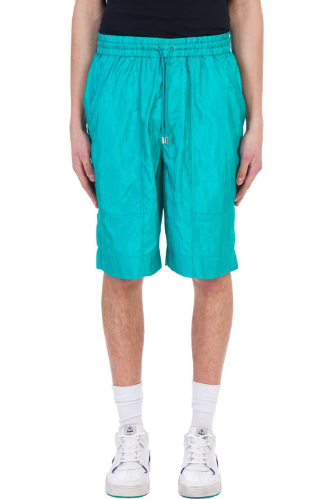 Laiori Shorts In Green Polyamide