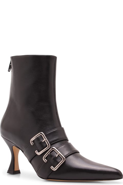 Kalda 'thyri' Leather Ankle Boots