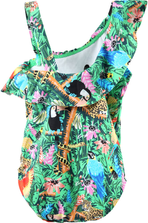 Multicolor Swimsuit For Baby Girl