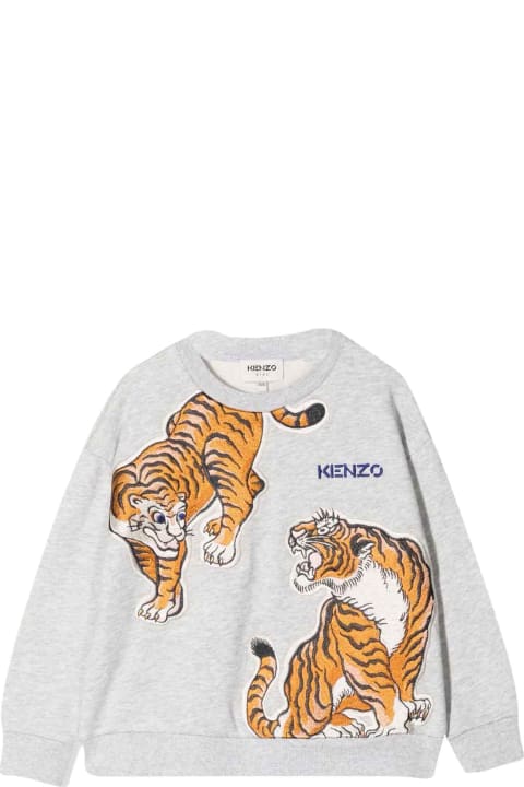 Grey Teen Sweatshirt With Print