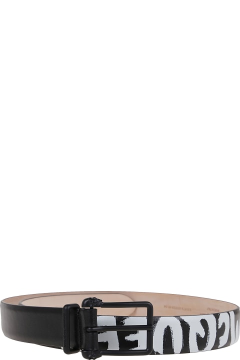 Thin Twin Skull Belt