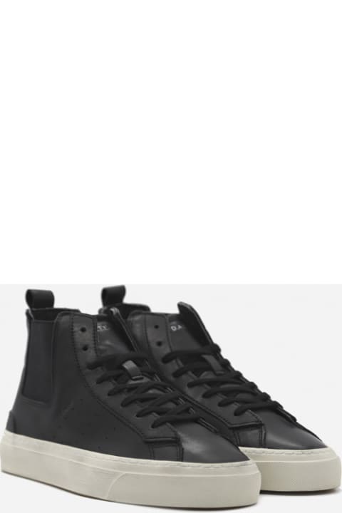 Sonica Sneakers In Leather With Contrasting Inserts