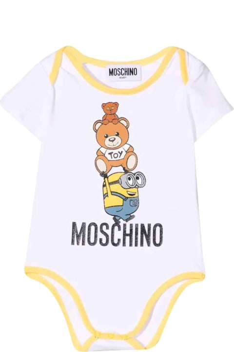 Moschino Newborn Body Set - Nero
