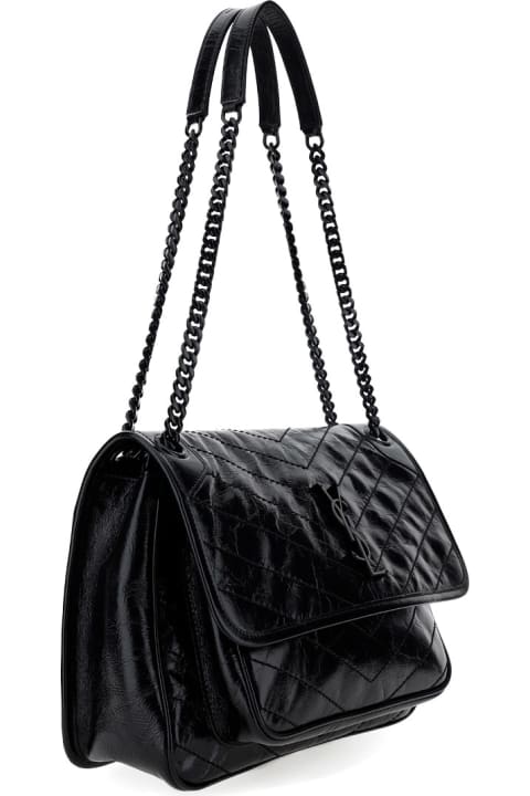 Saint Laurent Niki Medium Shoulder Bag - Black