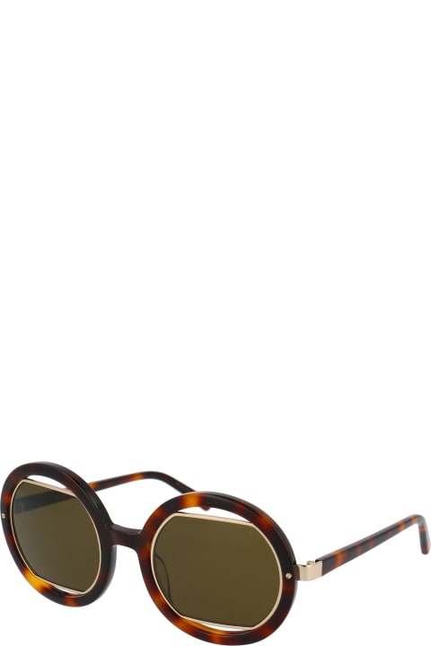 Marni Eyewear Me623s Sunglasses - 222 HAVANA BRICK SAND
