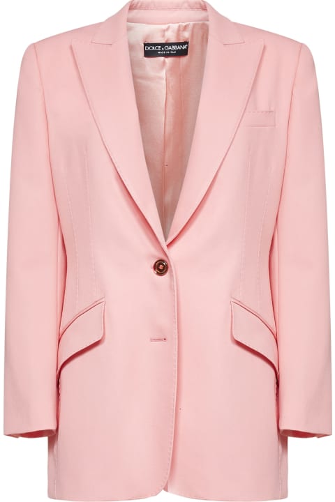 Dolce & Gabbana Blazer - Rosa Bianco Argento