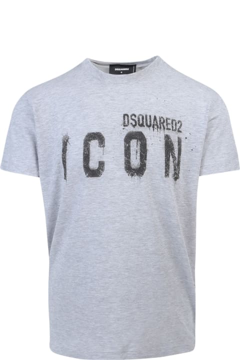 Dsquared2 T-shirt - BLACK WHITE (Black)