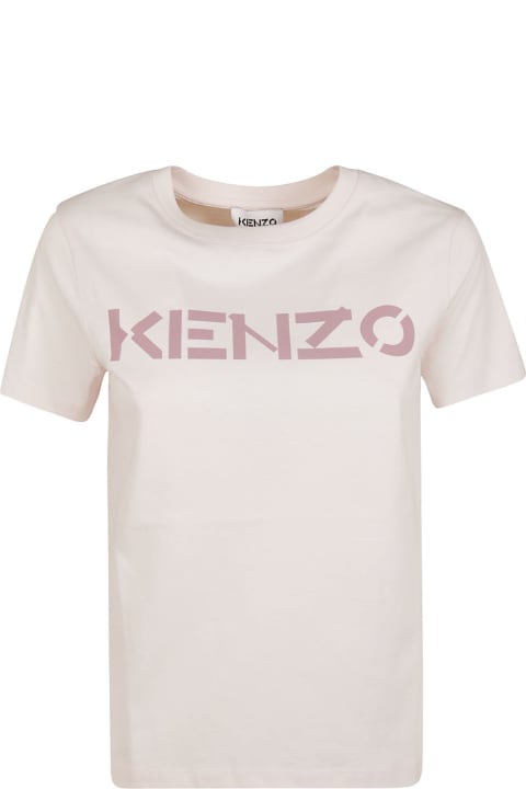Kenzo Classic Logo T-shirt - Pesca