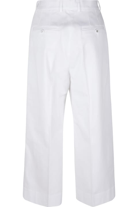 Wide Leg Plain Trousers