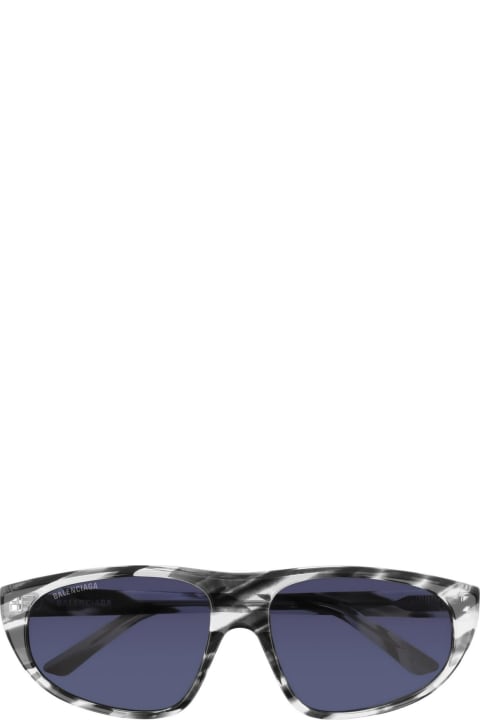 Balenciaga Eyewear Bb0098s Grey Havana Sunglasses - Black Black Grey