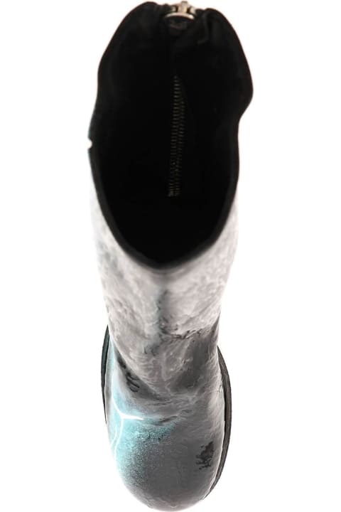 Guidi Wet-effect Boots - BLKT (Black)