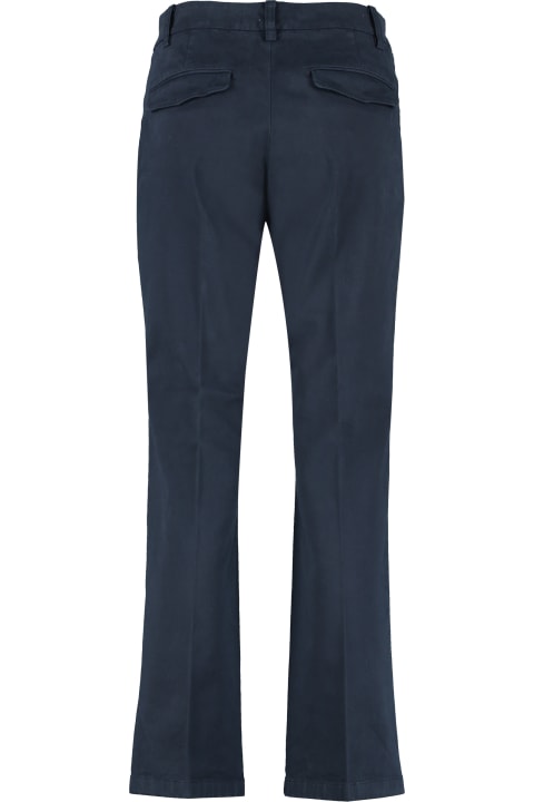 Department Five Jet Cropped Flared Trousers - blue