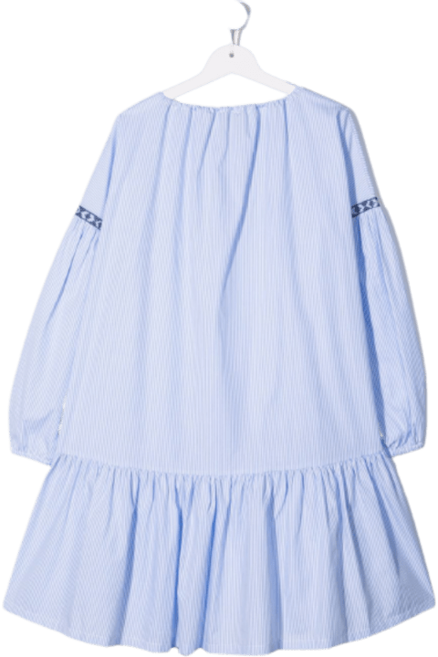Il Gufo Long Sleeve Dress - Blu