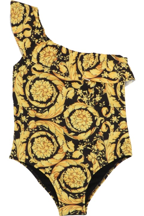 Versace 'baroque Ss92' Swimsuits - Fucsia e Bianco