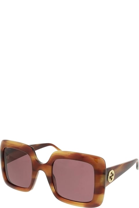 Gucci Eyewear Gg0896s Havana Sunglasses - Black Black Grey