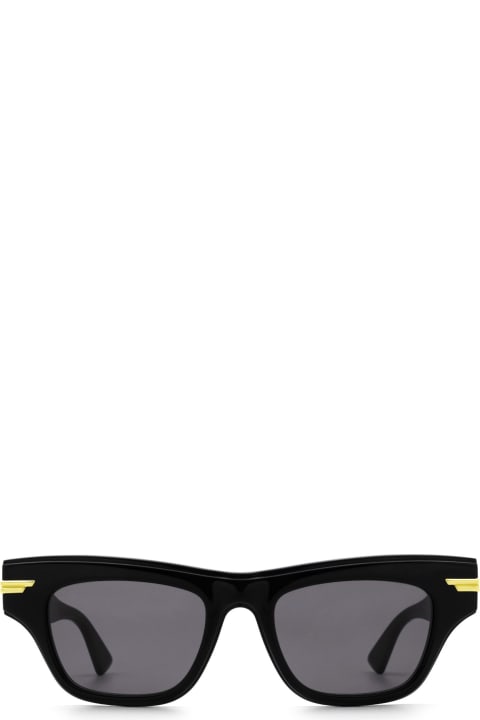 Bottega Veneta Eyewear Bv1122s Black Sunglasses - Black Black Grey