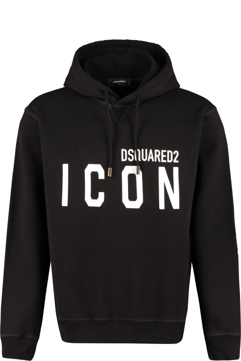 Dsquared2 Cotton Hoodie - White