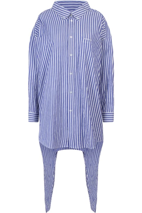 Balenciaga Knotted Shirt - Beige