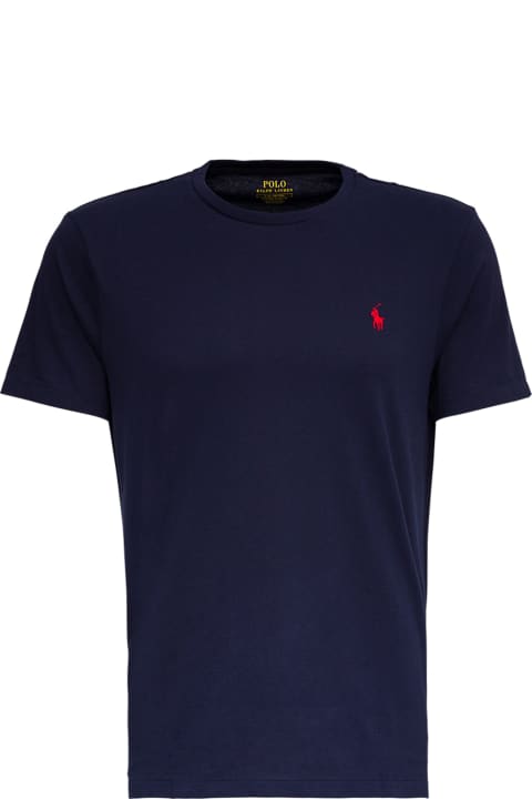Polo Ralph Lauren T-shirt With Logo - Blue