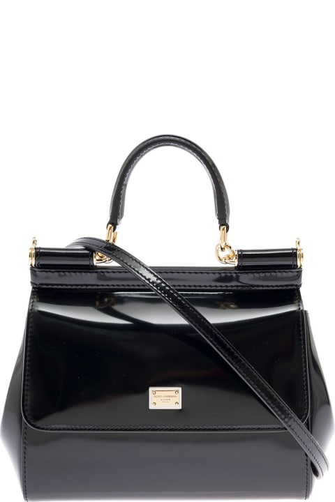 Dolce & Gabbana Woman's Sicily Leather Handbag