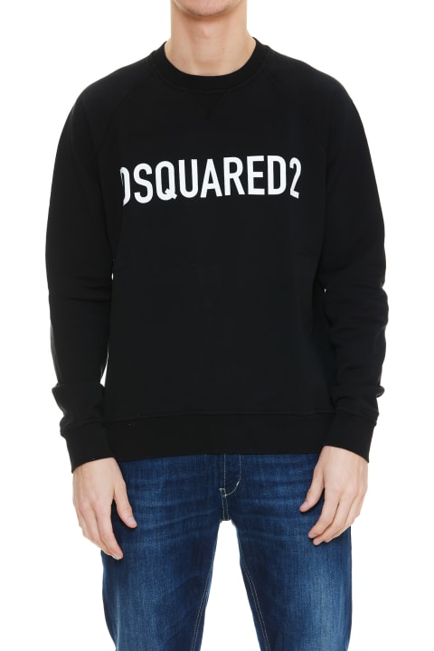 Dsquared2 D2 Logo Sweatshirt - Nero/Bianco