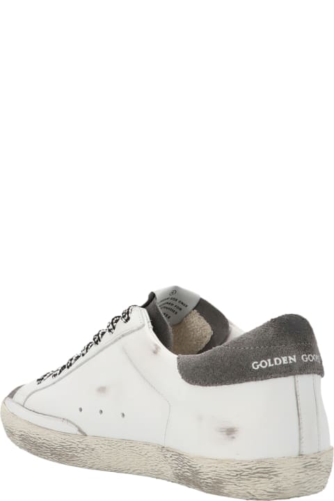 Golden Goose 'superstar' Shoes - White/beige brown black leo/black