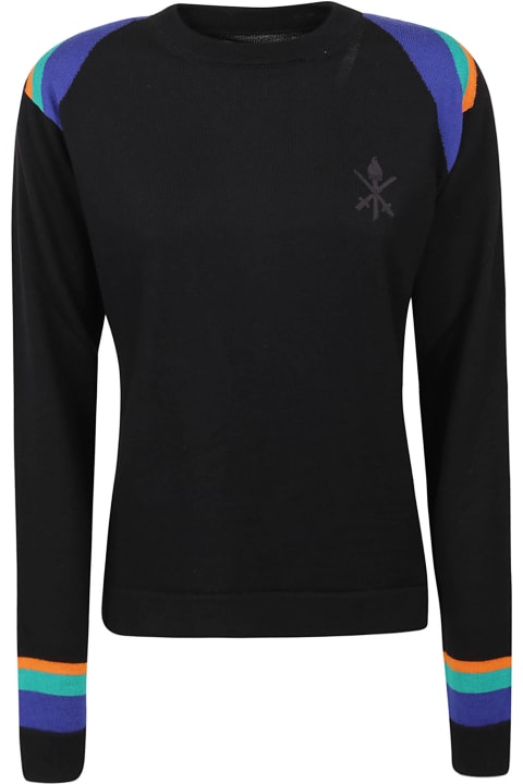 Crest Logo Block Color Crew