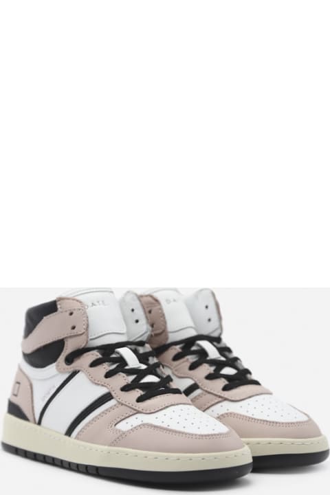 High Class Sport Sneakers In Leather